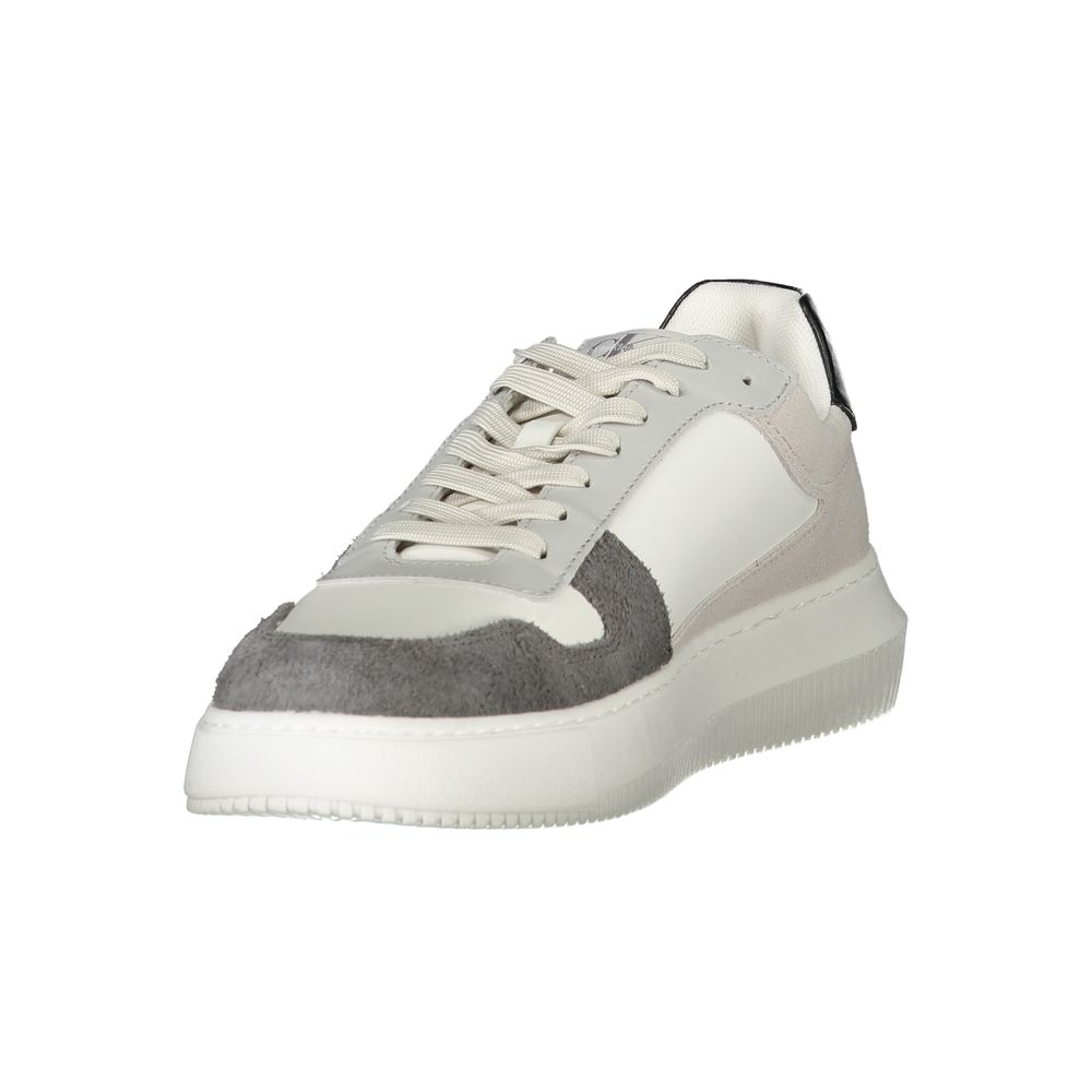 Calvin Klein Hvid Polyethylen Herre Sneaker