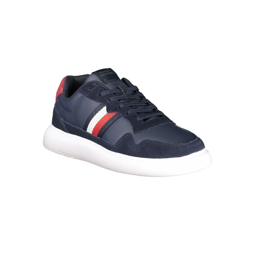 Tommy Hilfiger Blå Læder Herre Sneaker