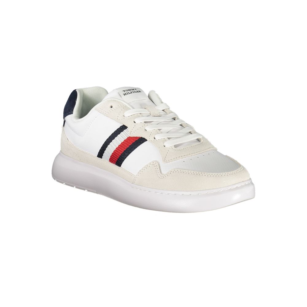 Tommy Hilfiger Hvide Læder Herre Sneaker