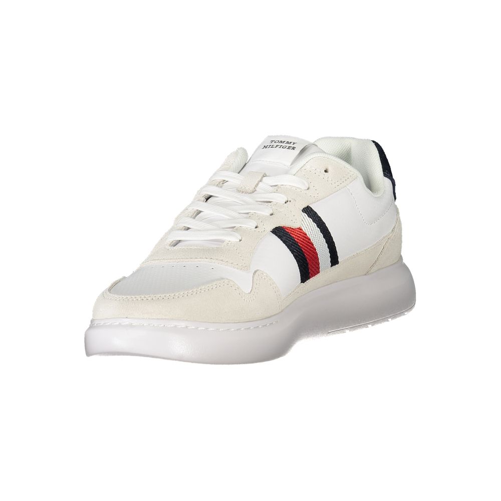 Tommy Hilfiger Hvide Læder Herre Sneaker