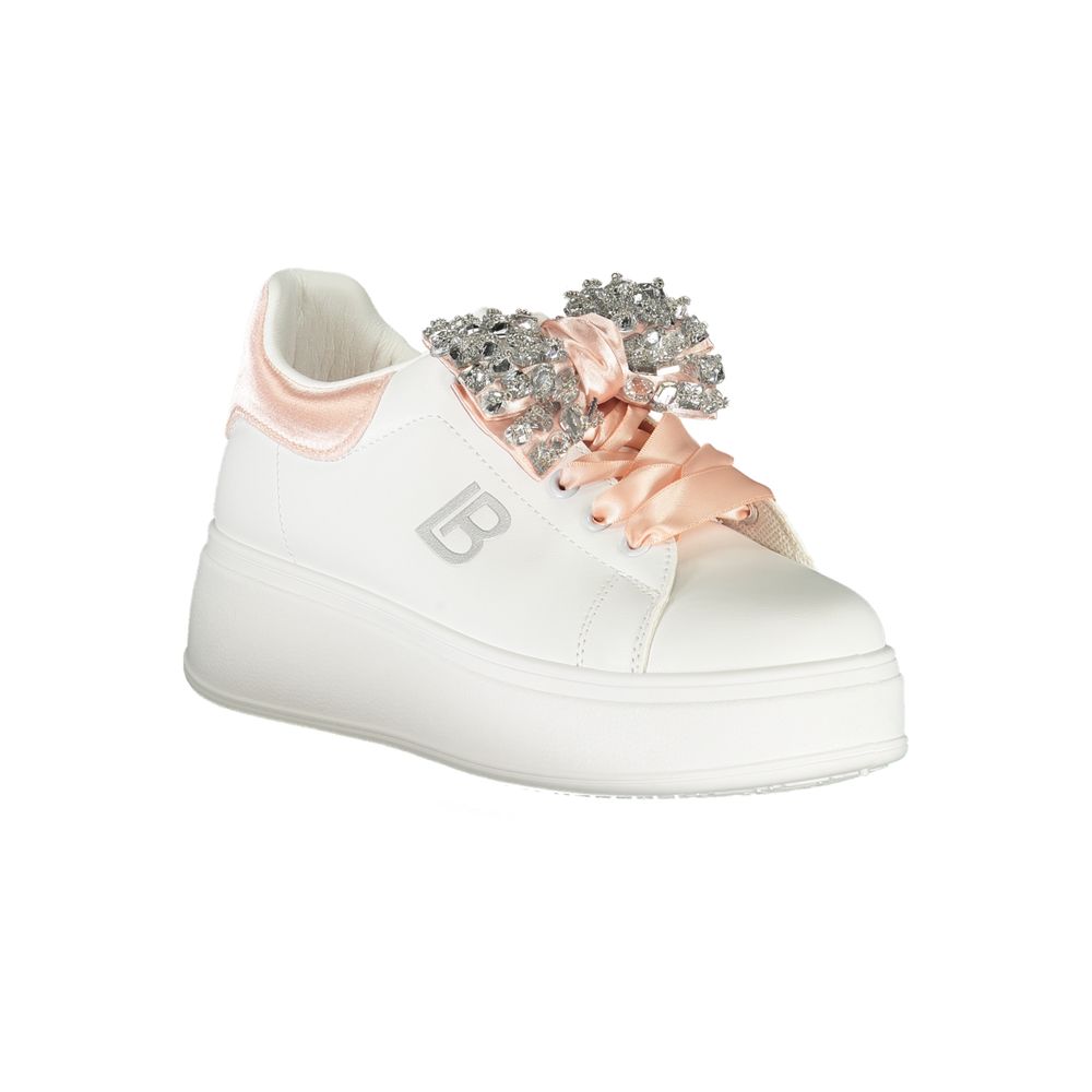 Laura Biagiotti Hvid Syntetisk Dame Sneaker