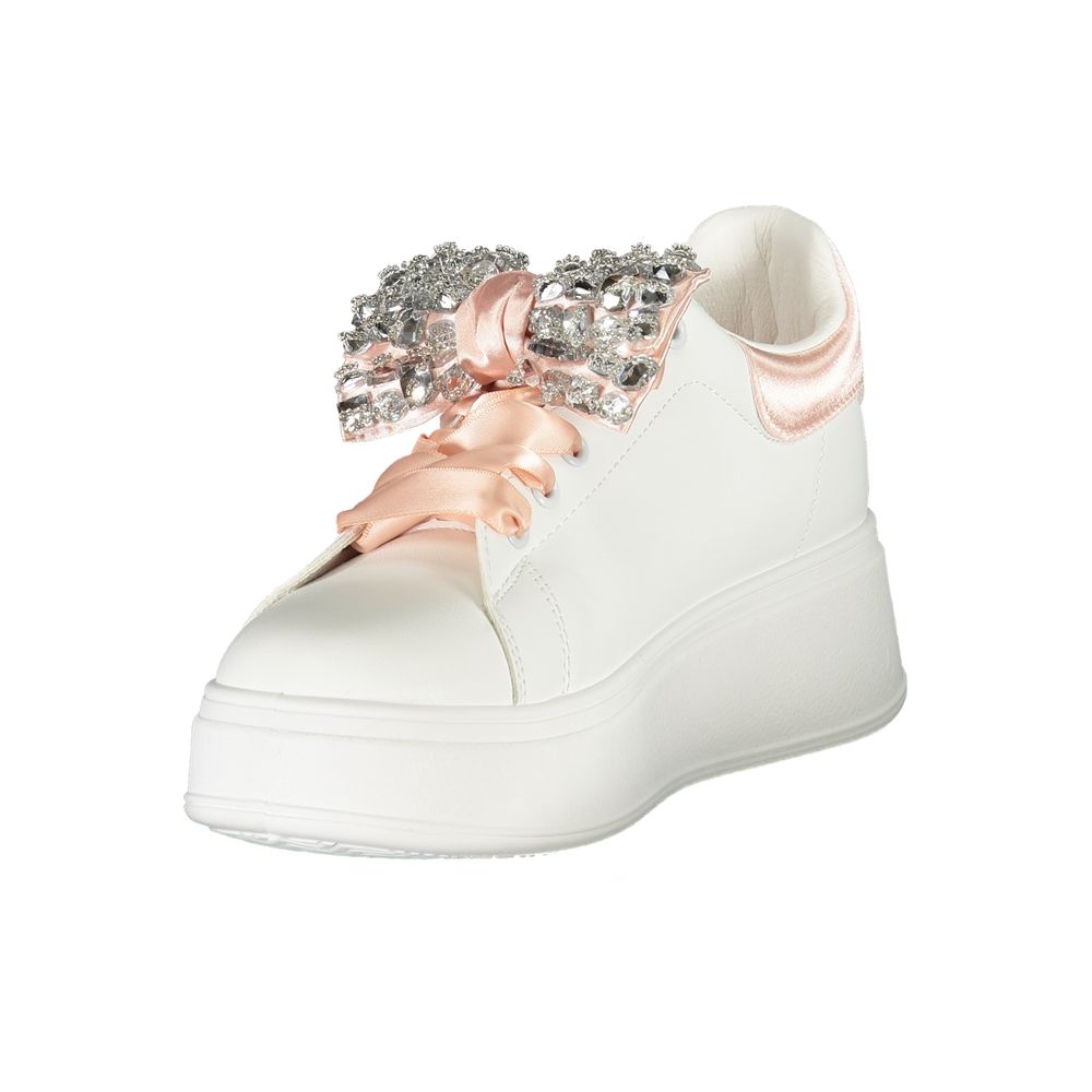 Laura Biagiotti Hvid Syntetisk Dame Sneaker