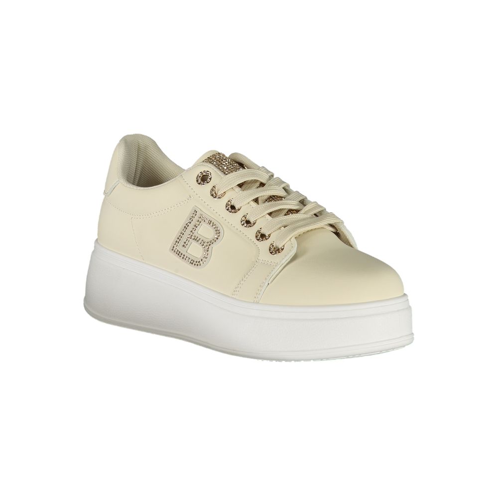 Laura Biagiotti Beige Polyester Dame Sneaker