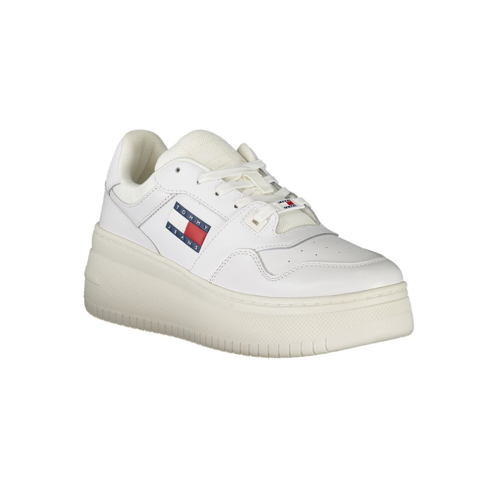 Tommy Hilfiger Hvid Læder Dame Sneaker