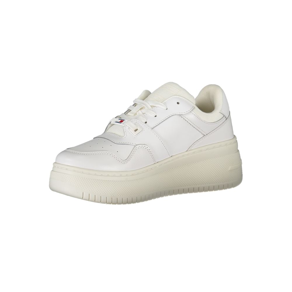 Tommy Hilfiger Hvid Læder Dame Sneaker
