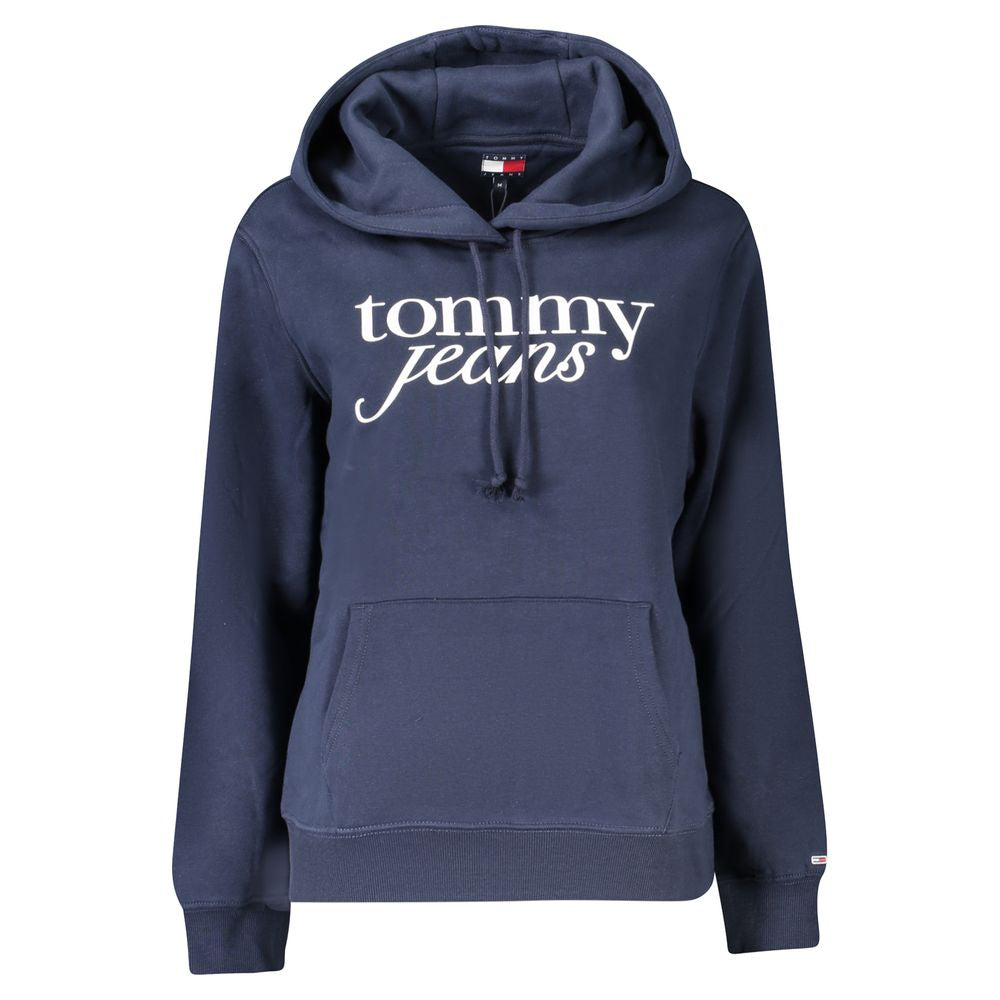 Tommy Hilfiger Blå Bomuldssweater Til Kvinder