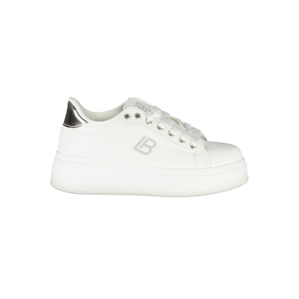 Laura Biagiotti Hvid Syntetisk Dame Sneaker