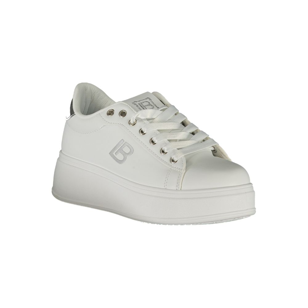 Laura Biagiotti Hvid Syntetisk Dame Sneaker