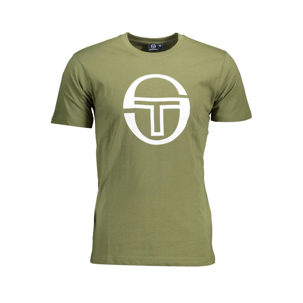 Sergio Tacchini Grøn T-shirt i bomuld