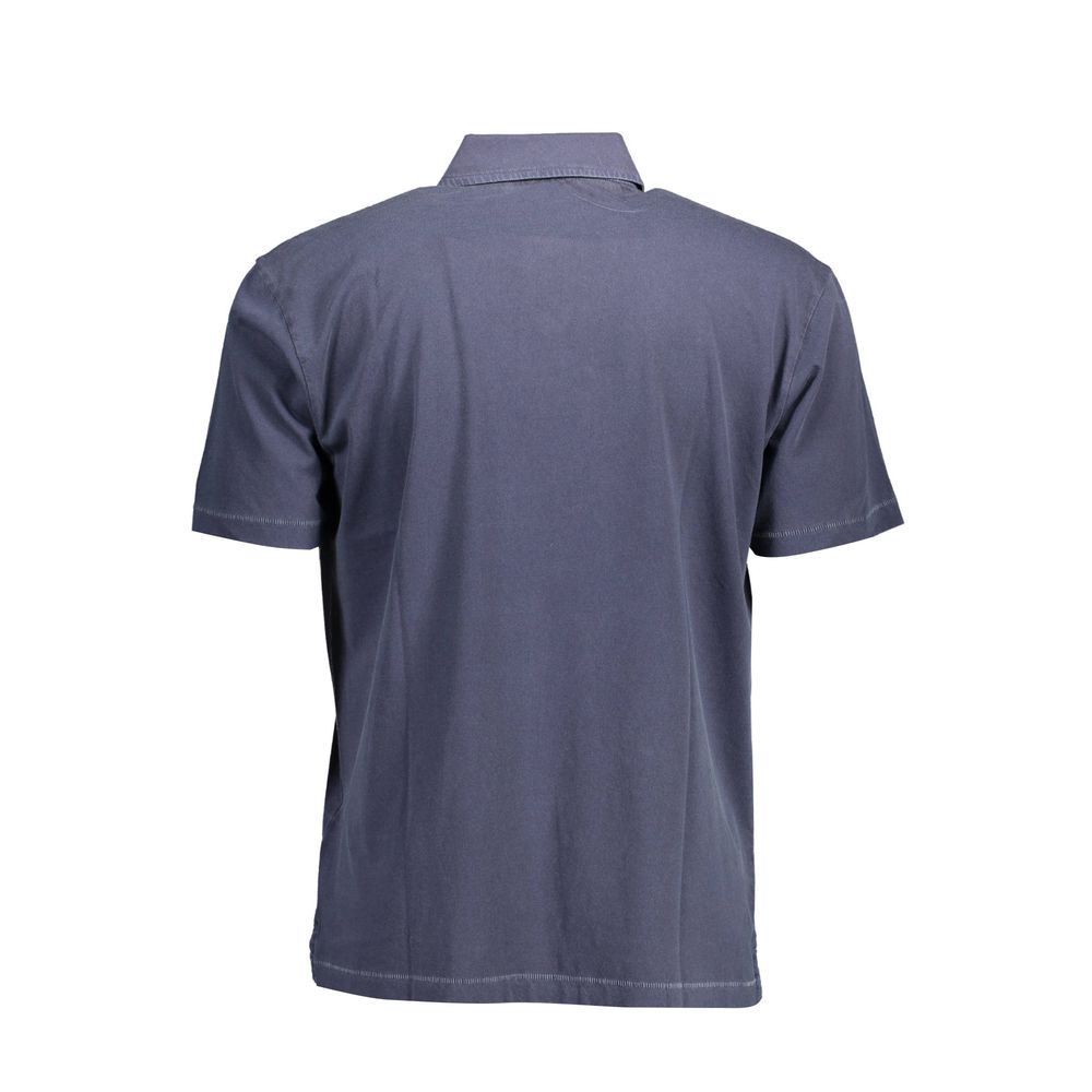 Gant Blå Bomuld Herre Poloshirt