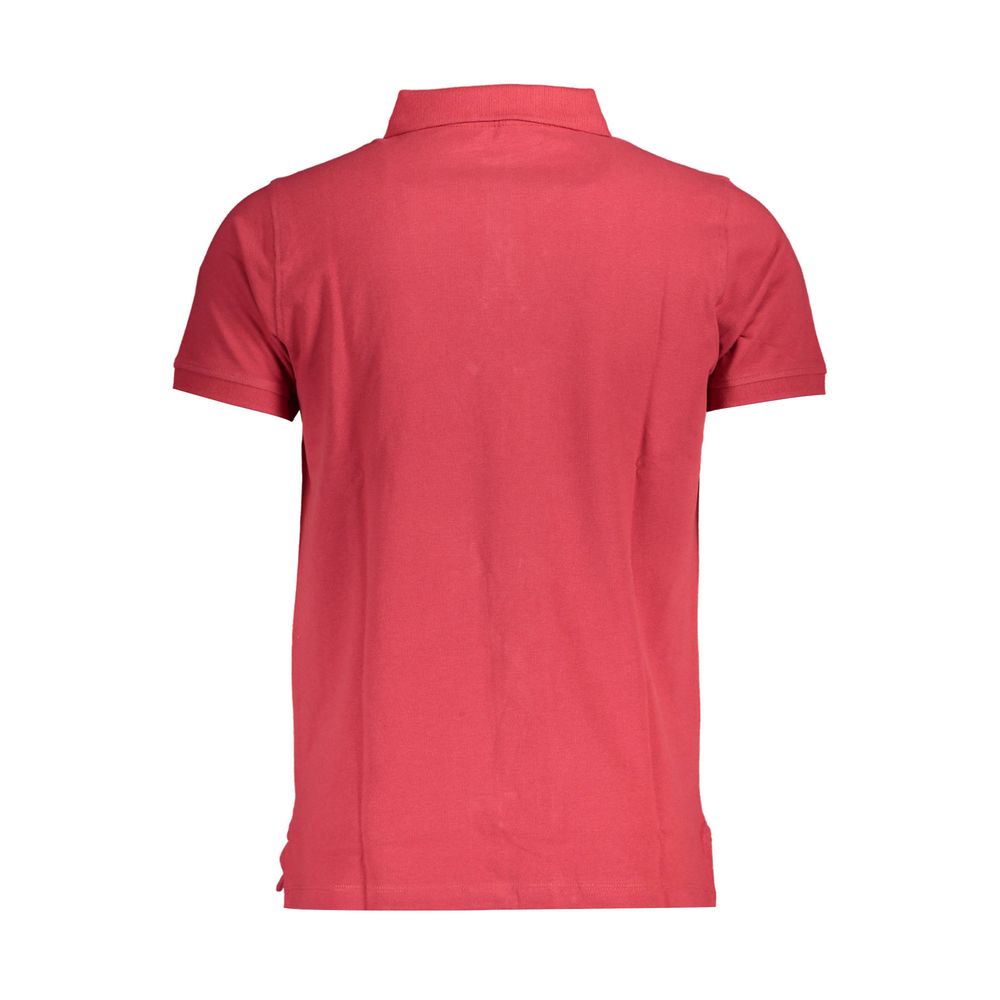 Norge 1963 Rød bomuldspoloshirt