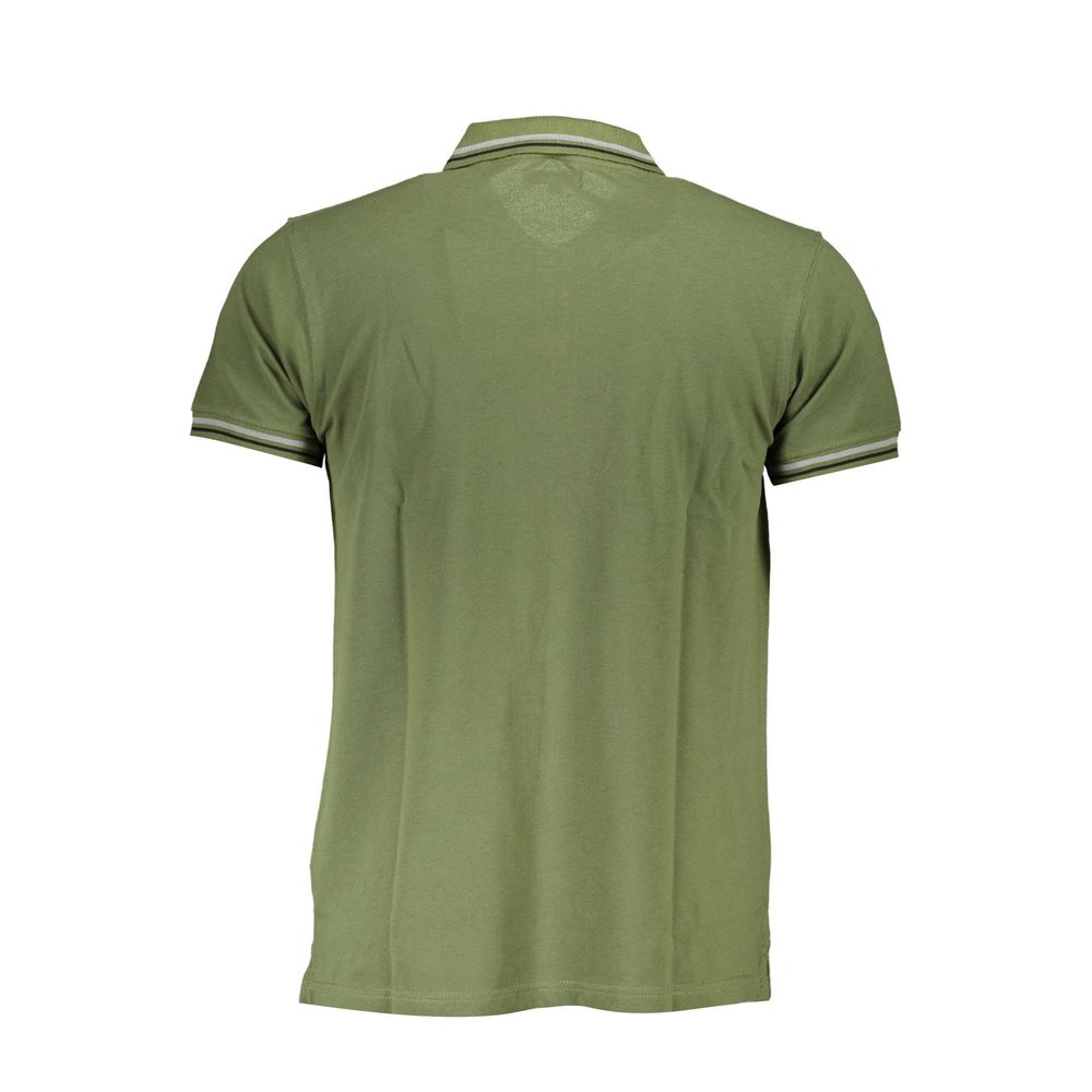 Cavalli Class Grøn Bomuldspoloshirt