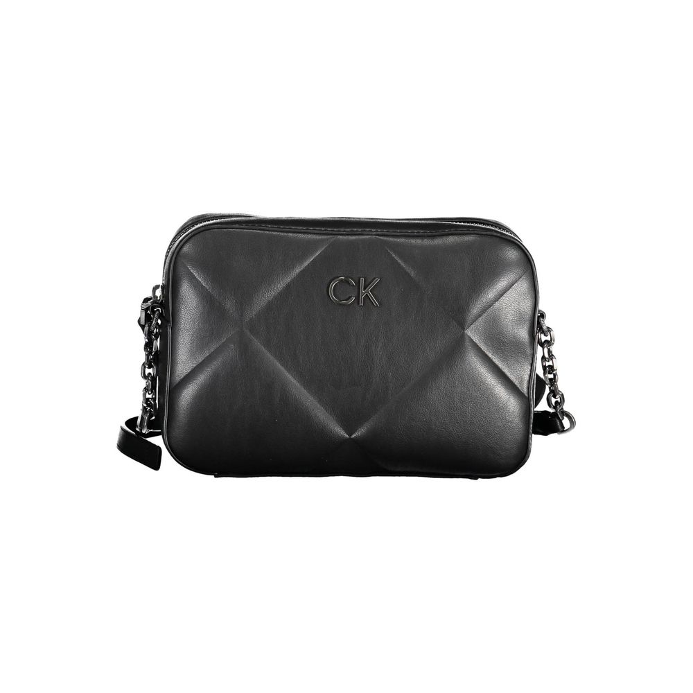 Calvin Klein sort polyester håndtaske