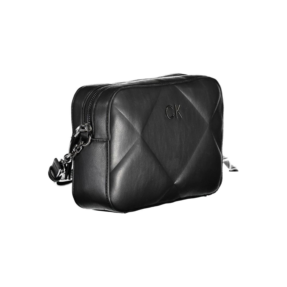 Calvin Klein sort polyester håndtaske
