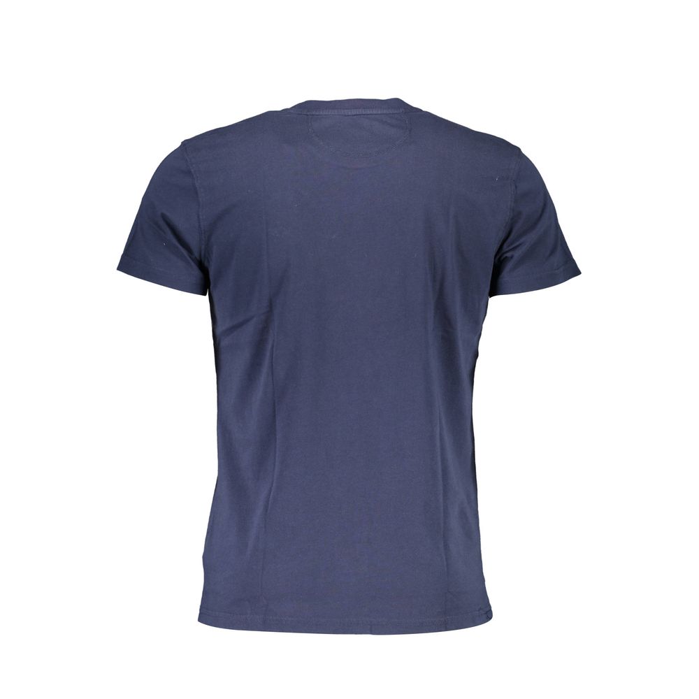 La Martina Elegant T-shirt med rund hals og broderi i bomuld