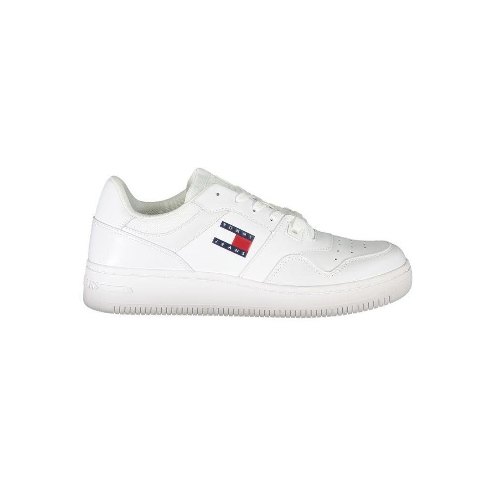 Tommy Hilfiger Hvide Læder Herre Sneaker