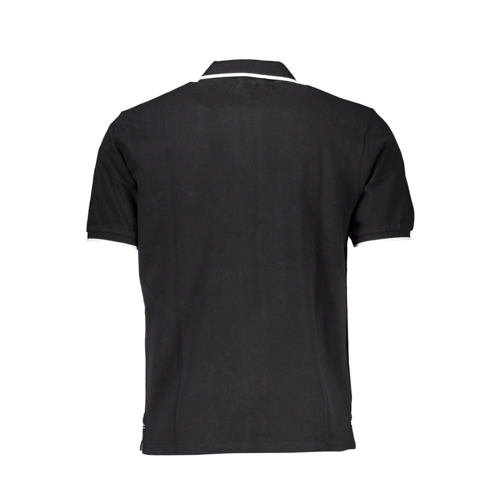 North Sails sort bomuldspoloshirt