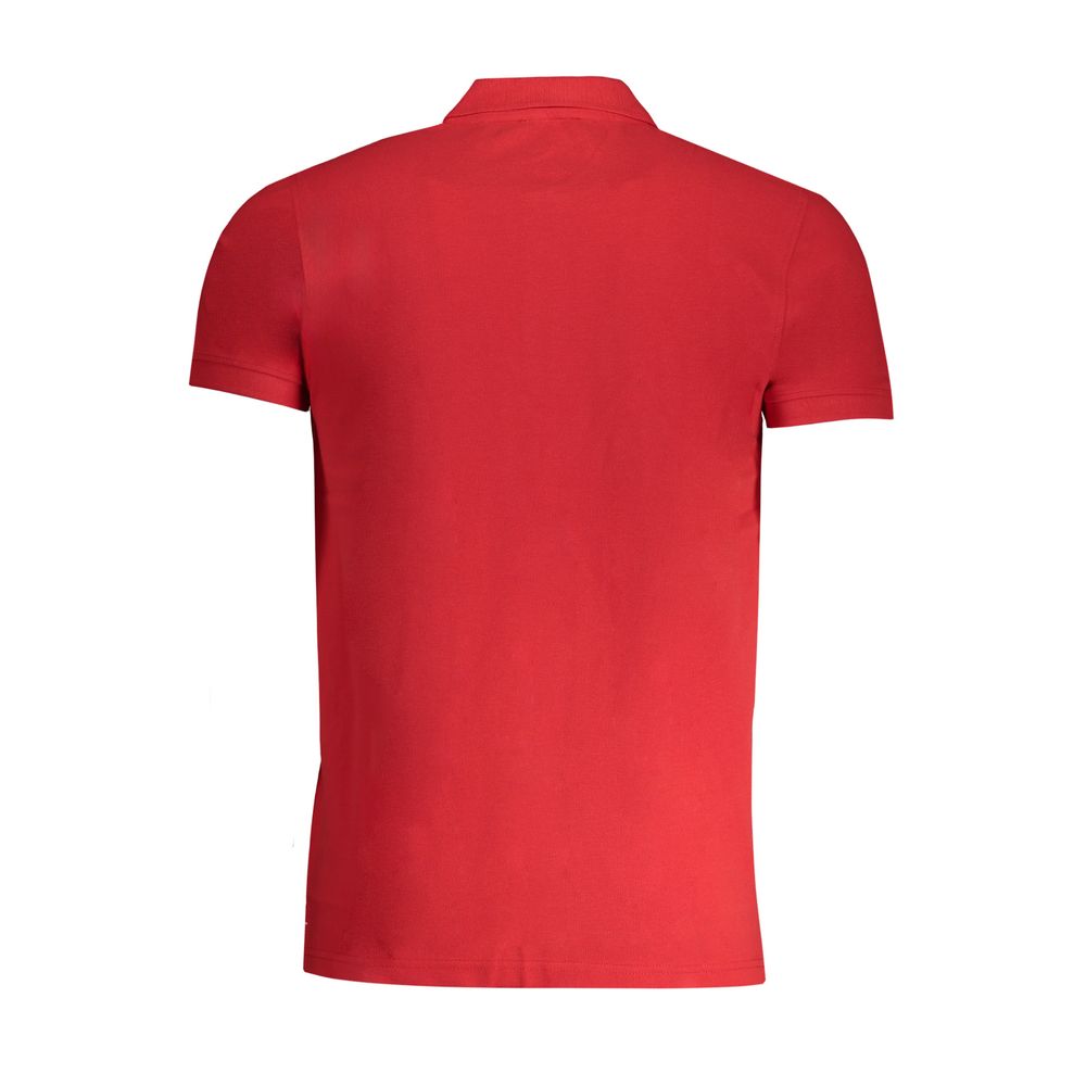 Cavalli Class rød bomuldspoloshirt