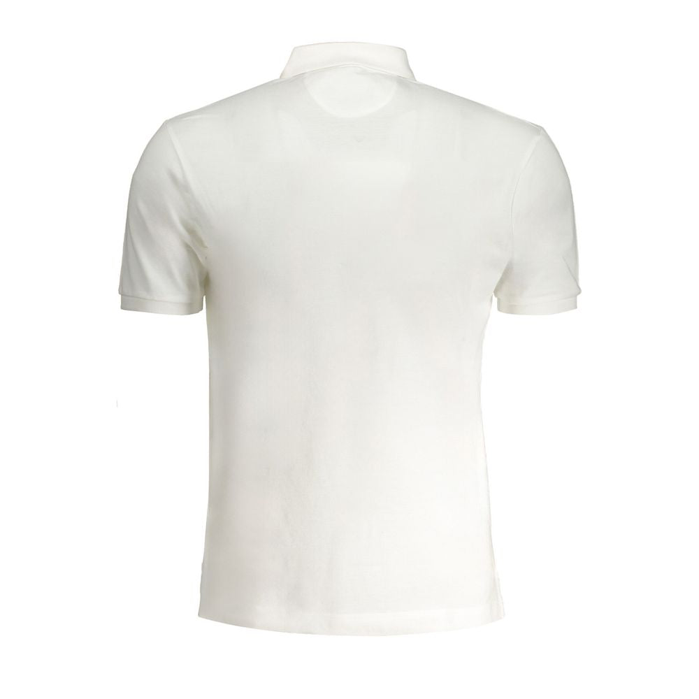 La Martina Hvid Bomuldspoloshirt