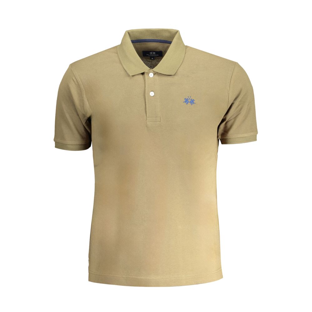 La Martina Grøn bomulds poloshirt