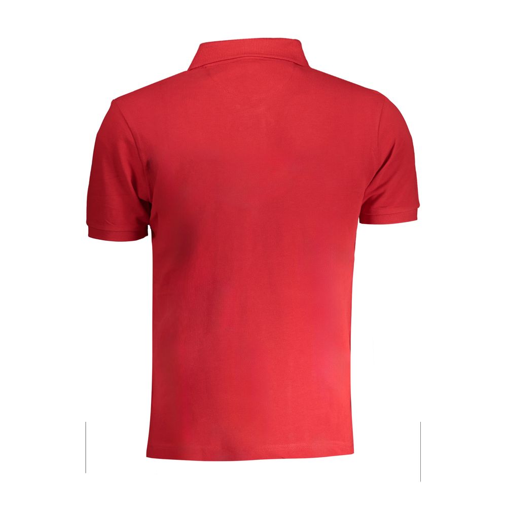 La Martina rød bomuld poloshirt