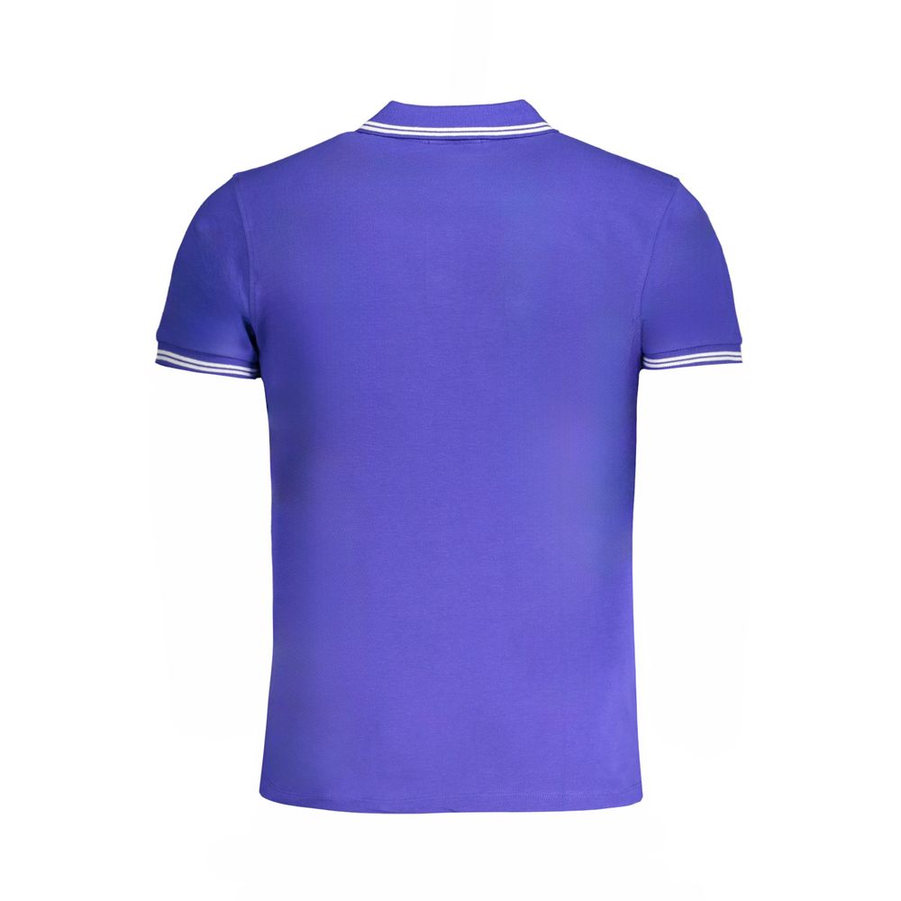 Cavalli Class Blå Bomuldspoloshirt