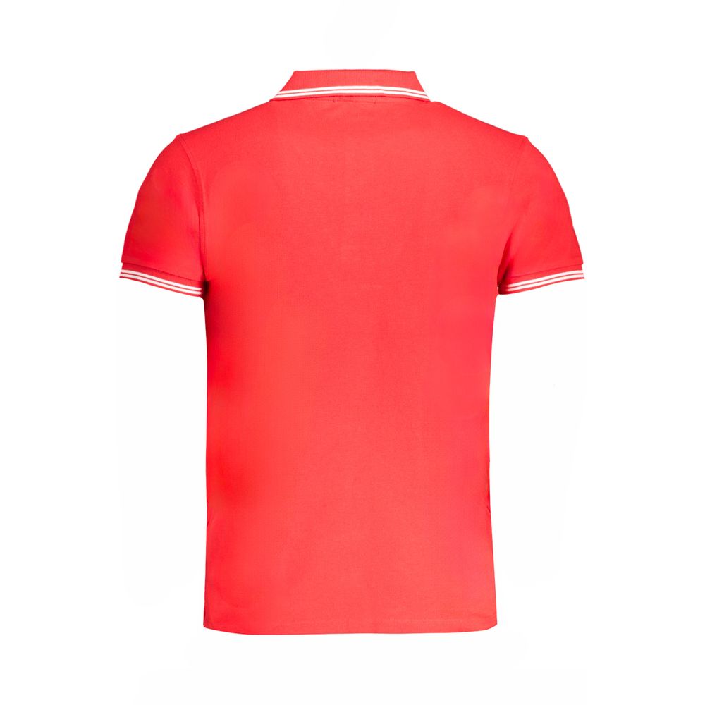 Cavalli Class rød bomuldspoloshirt