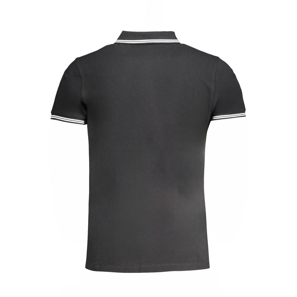 Cavalli Class sort bomuldspoloshirt
