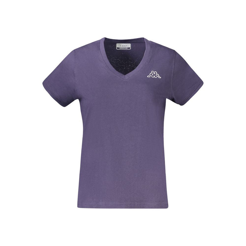 Kappa Blå Bomuld Dame T-shirt