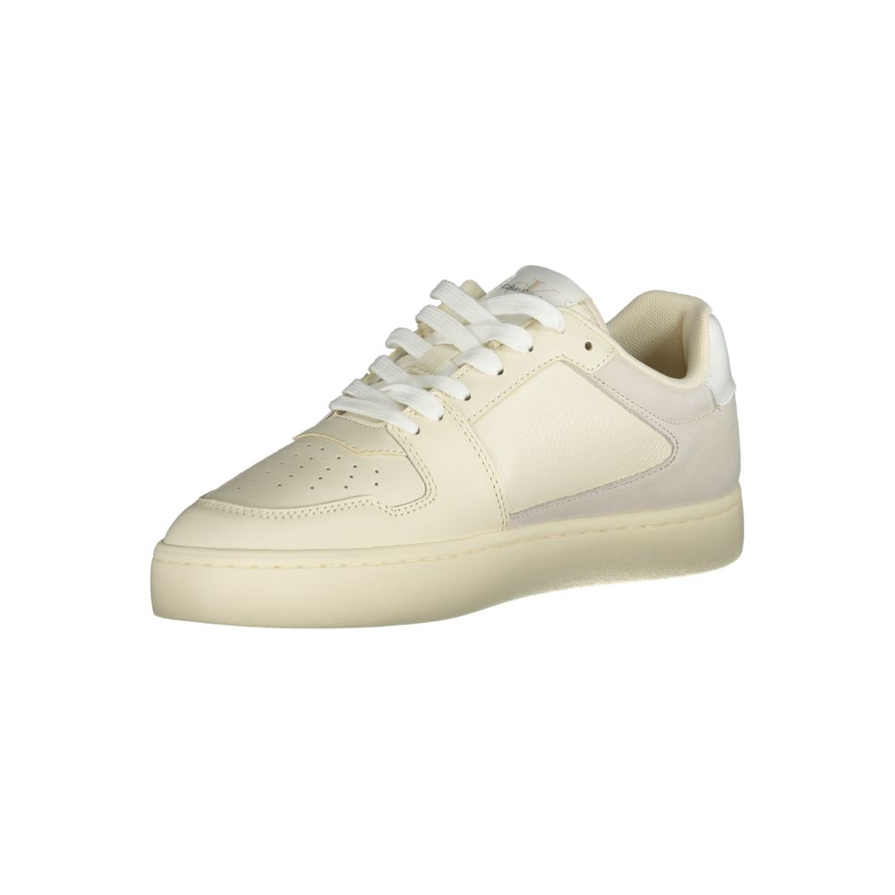 Calvin Klein Hvid Polyethylen Herre Sneaker