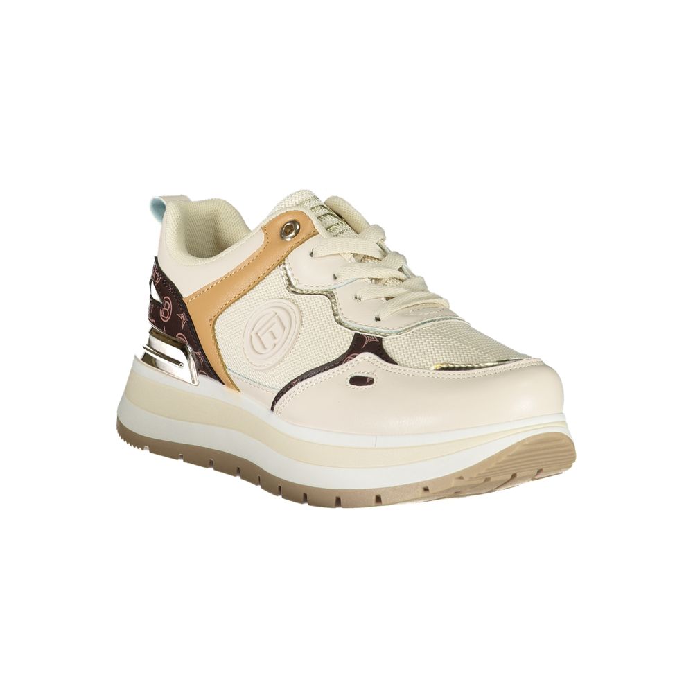 Laura Biagiotti Beige Polyester Dame Sneaker