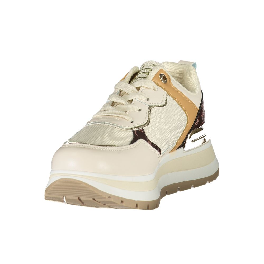 Laura Biagiotti Beige Polyester Dame Sneaker