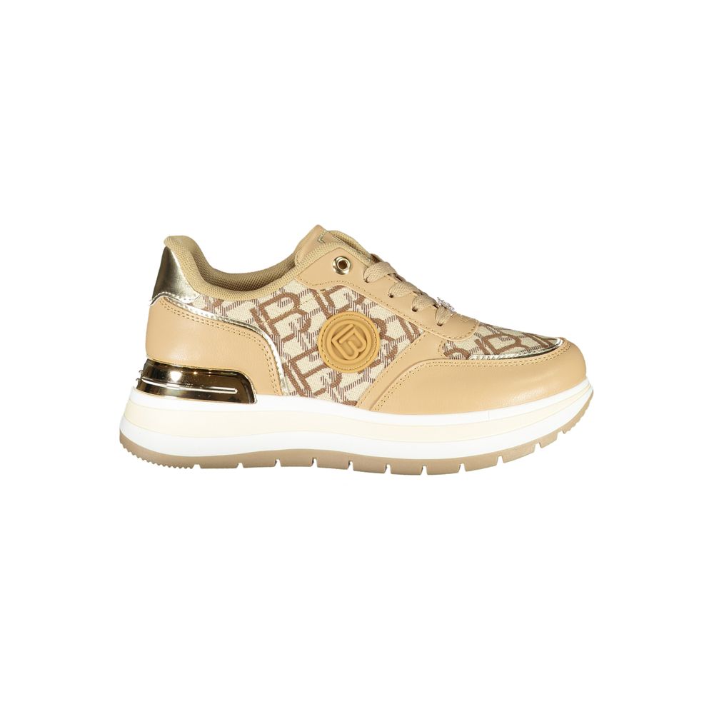 Laura Biagiotti Beige Polyester Dame Sneaker