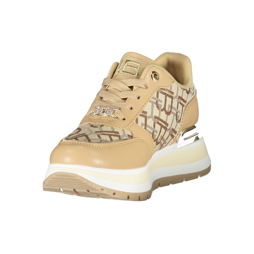 Laura Biagiotti Beige Polyester Dame Sneaker