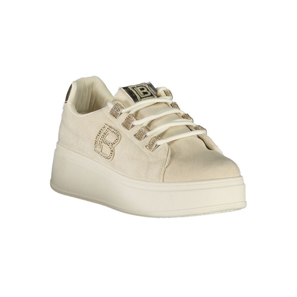 Laura Biagiotti Beige Polyester Dame Sneaker