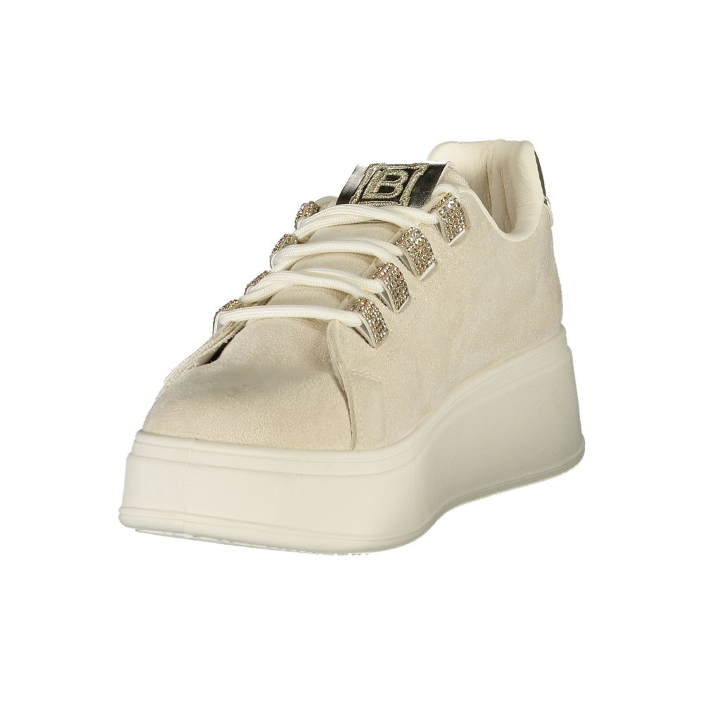 Laura Biagiotti Beige Polyester Dame Sneaker