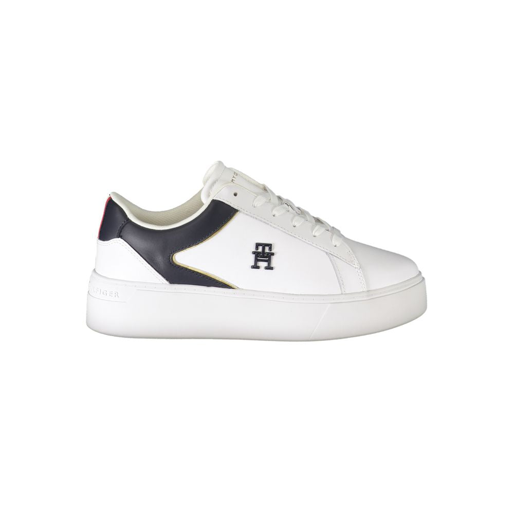 Tommy Hilfiger Hvid Polyester Sneaker