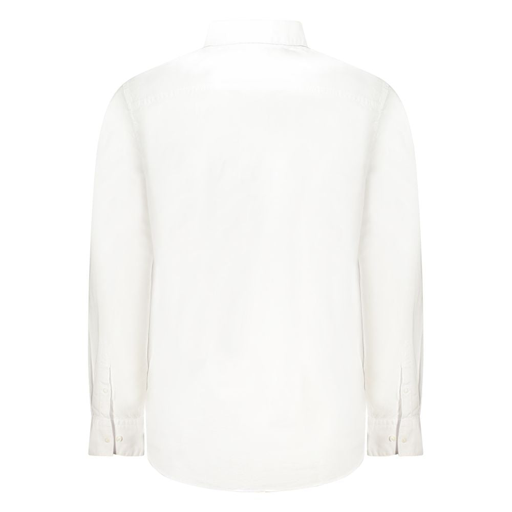 Calvin Klein Hvid Bomuld Herreskjorte