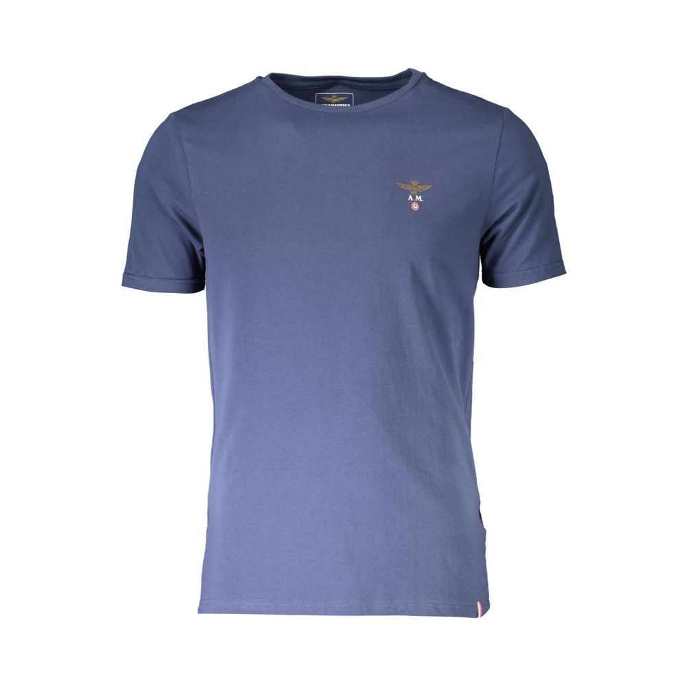 Aeronautica Militare Blå T-shirt i bomuld