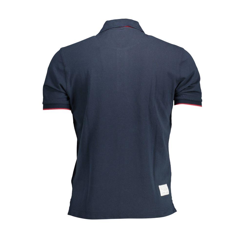 La Martina Elegant Blå Kortærmet Polo