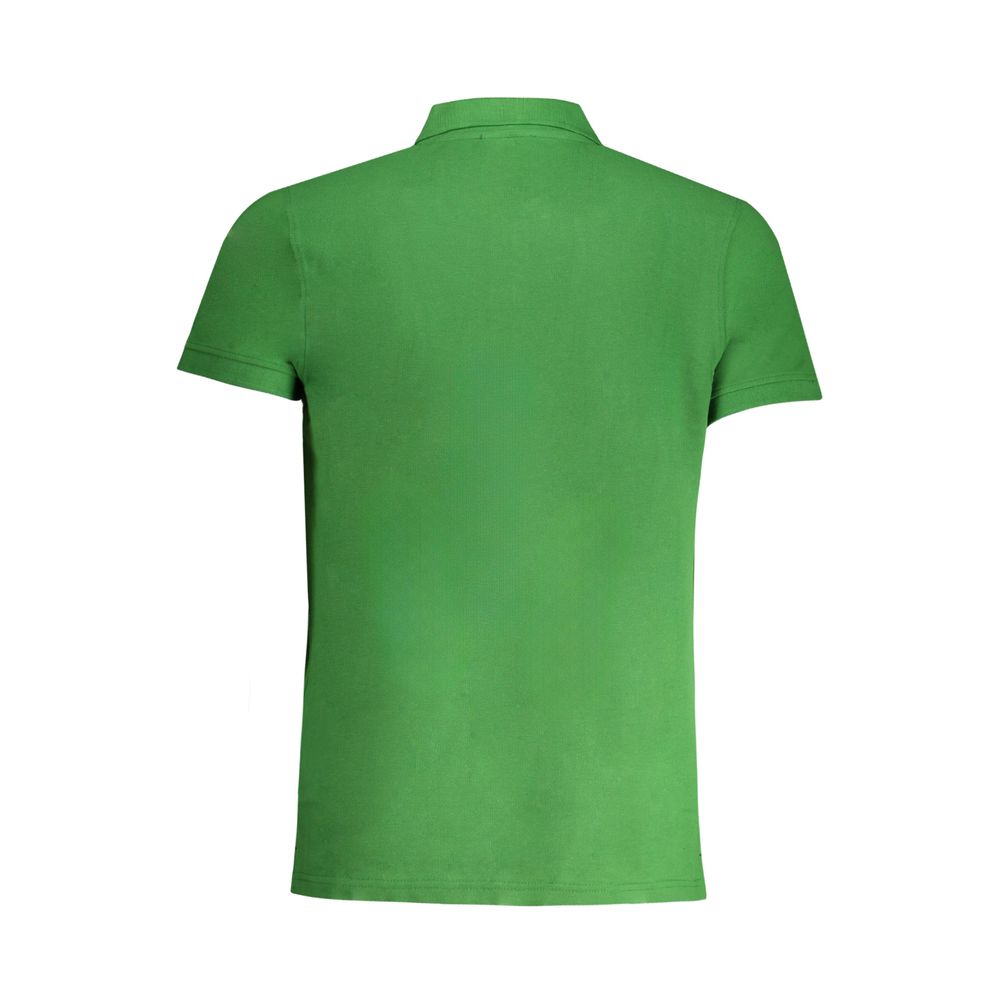 Cavalli Class Grøn Bomuldspoloshirt