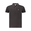 Tommy Hilfiger sort bomuldspoloshirt til mænd
