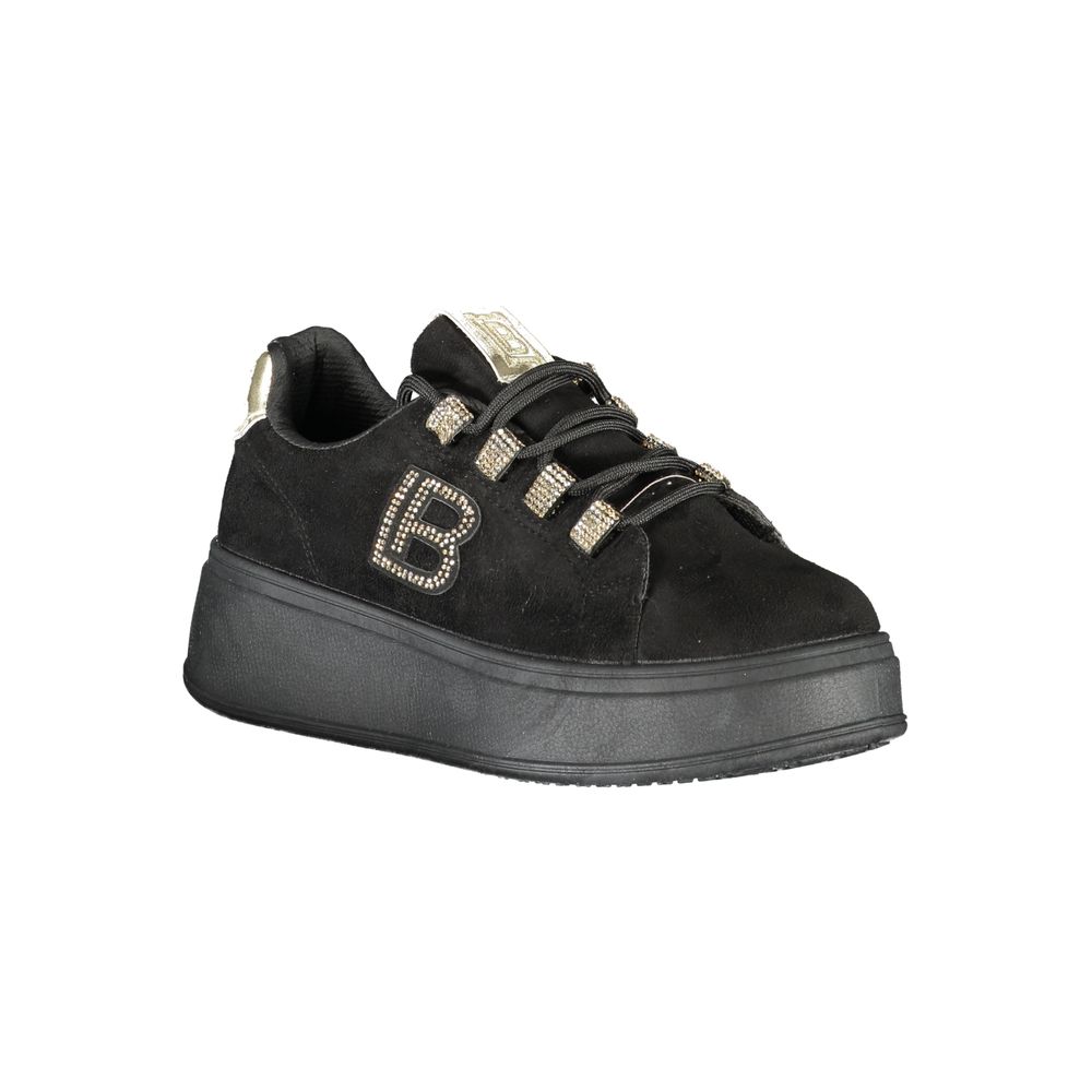 Laura Biagiotti Sort Polyester Dame Sneaker