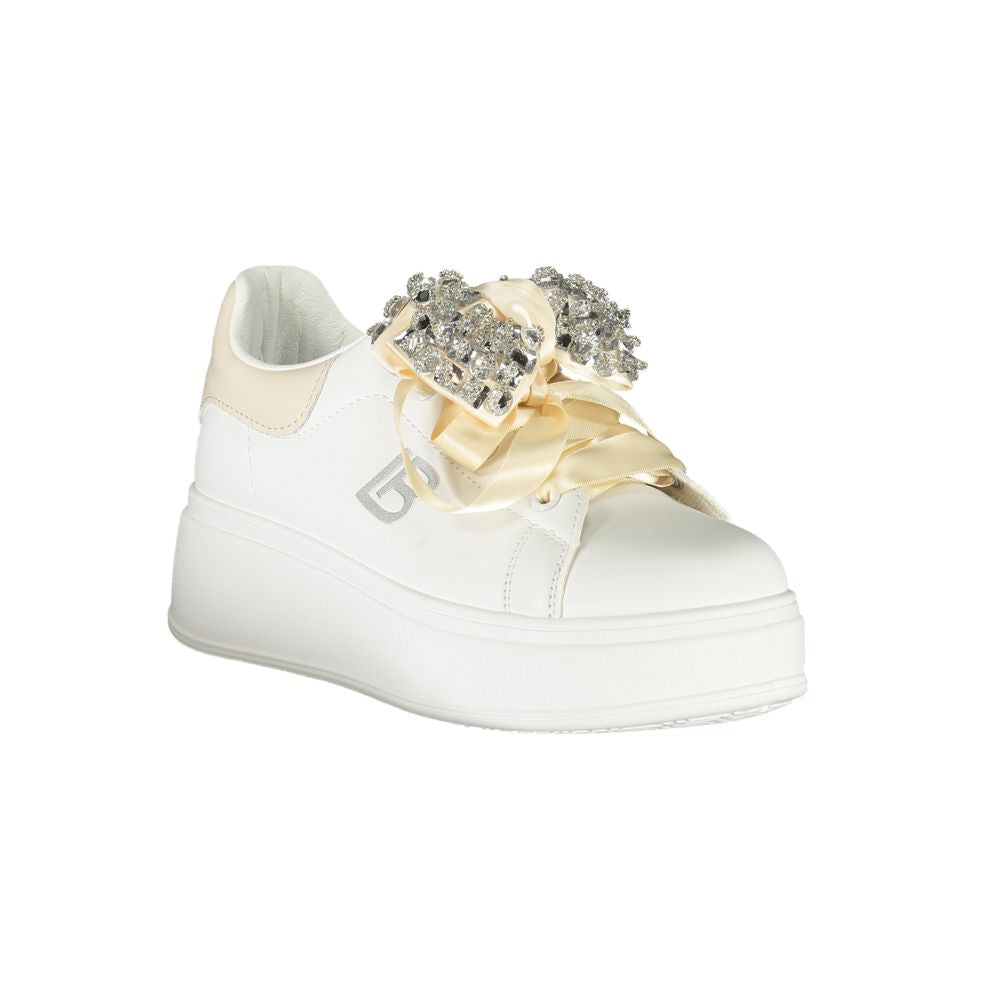 Laura Biagiotti Hvid Polyester Dame Sneaker