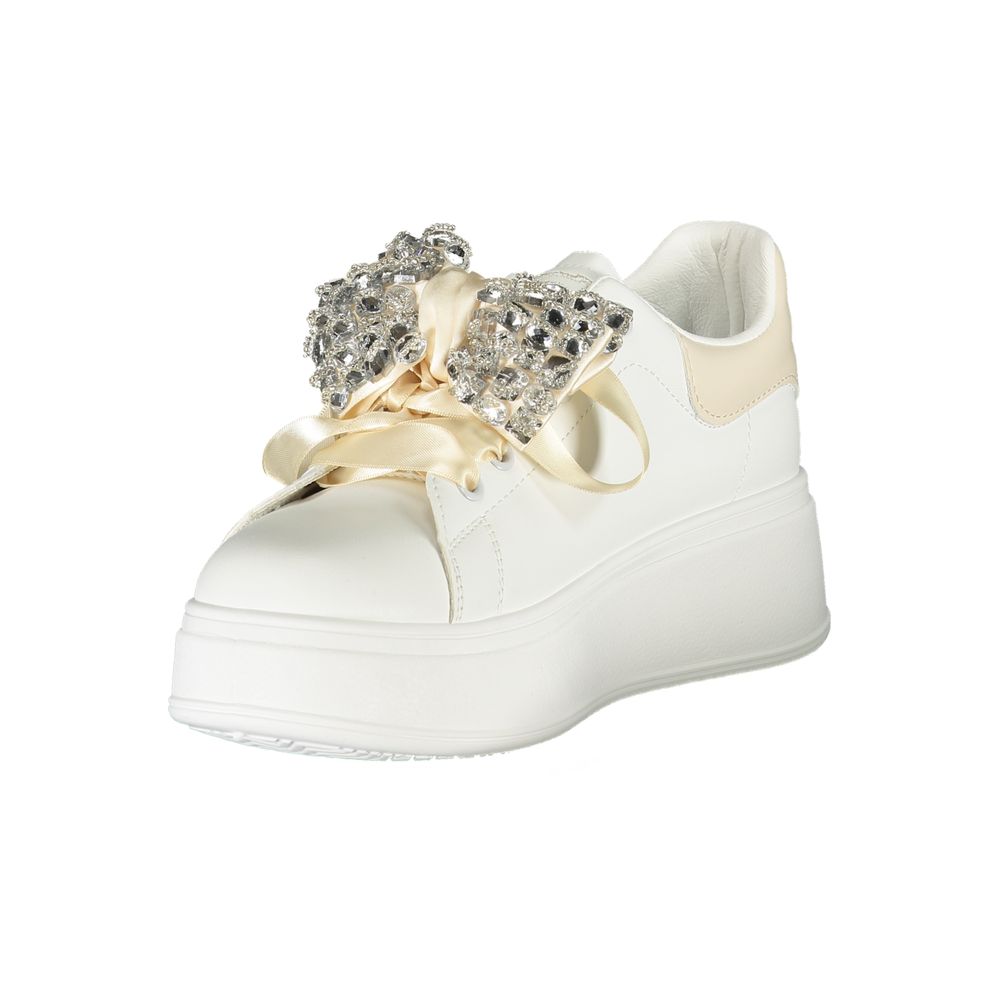 Laura Biagiotti Hvid Polyester Dame Sneaker