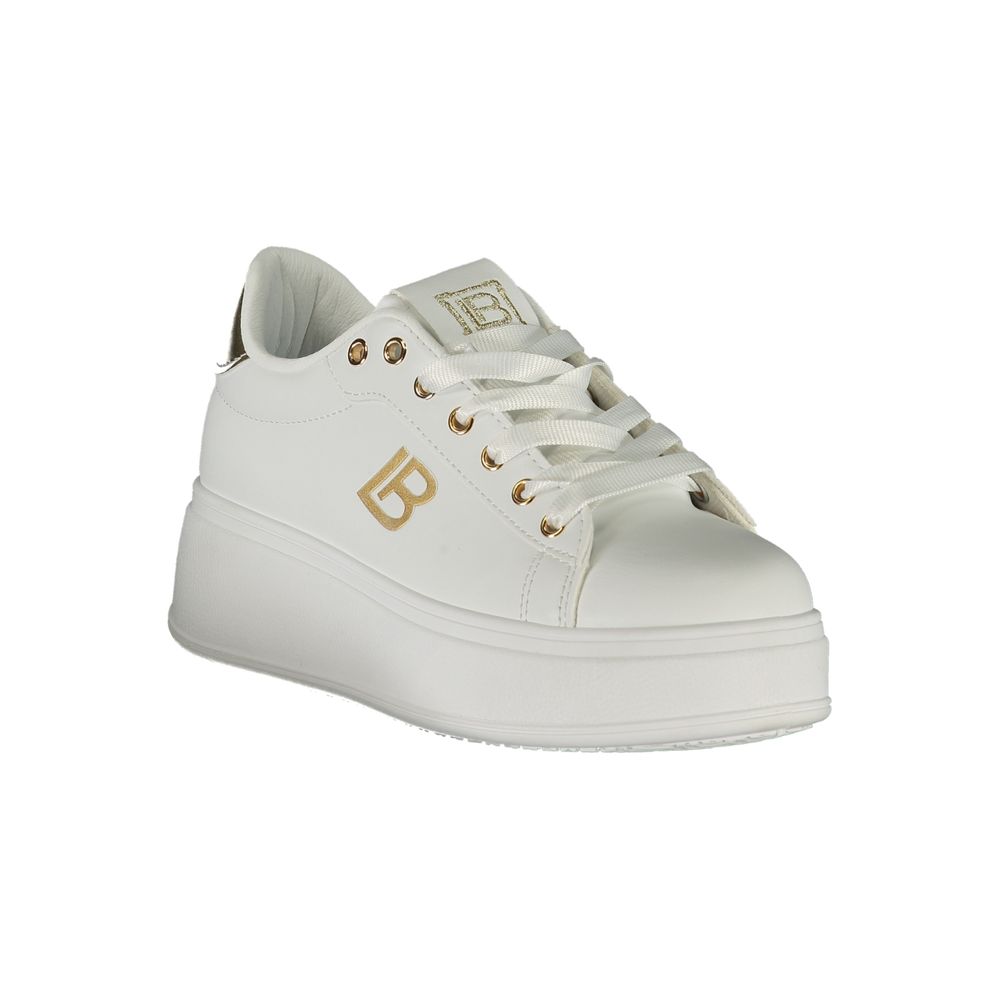 Laura Biagiotti Hvid Syntetisk Dame Sneaker