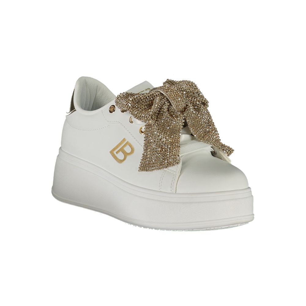 Laura Biagiotti Hvid Syntetisk Dame Sneaker