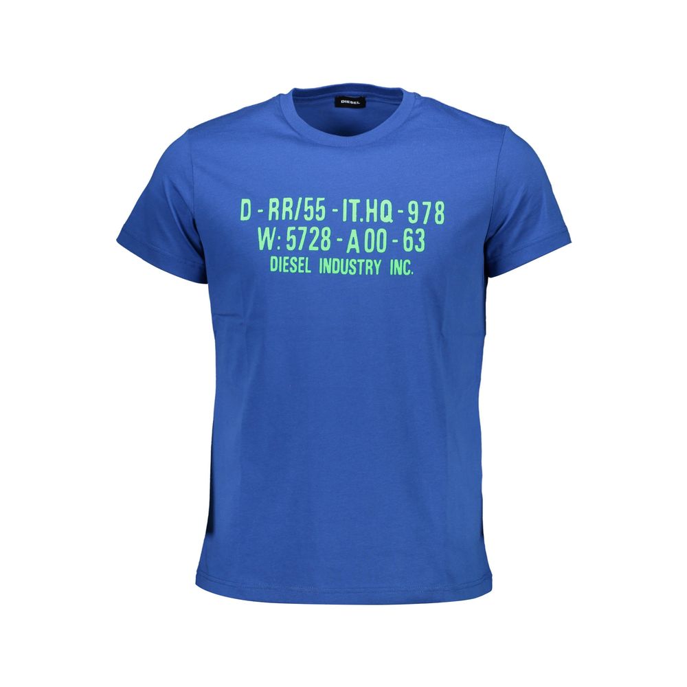 Diesel Blå Bomuld Herre T-shirt
