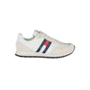 Tommy Hilfiger Elegante Hvide Sneakers med Kontrastdetaljer