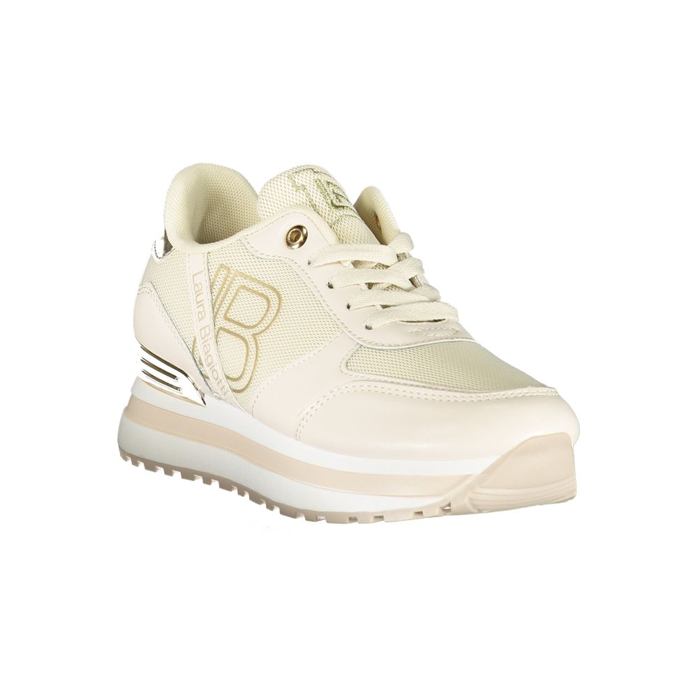 Laura Biagiotti Beige Polyester Dame Sneaker